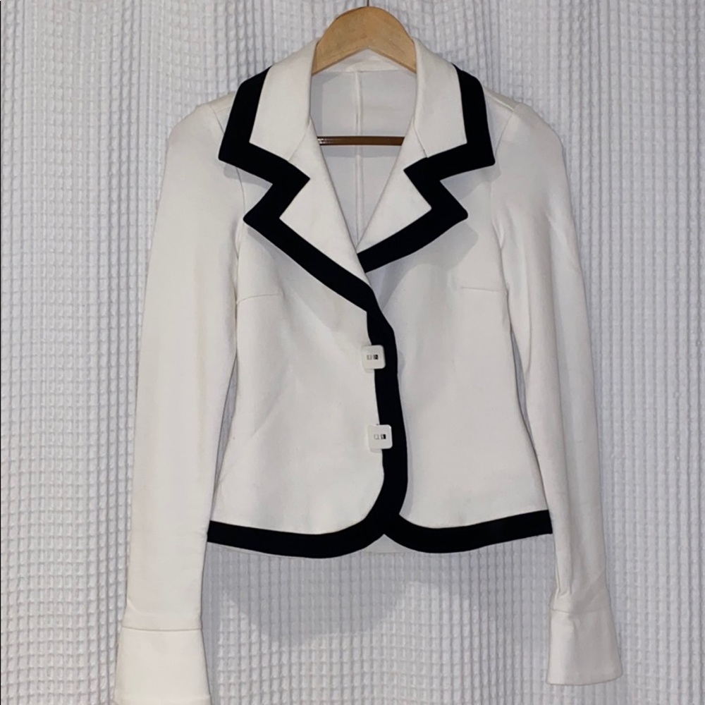White Fitted Blazer